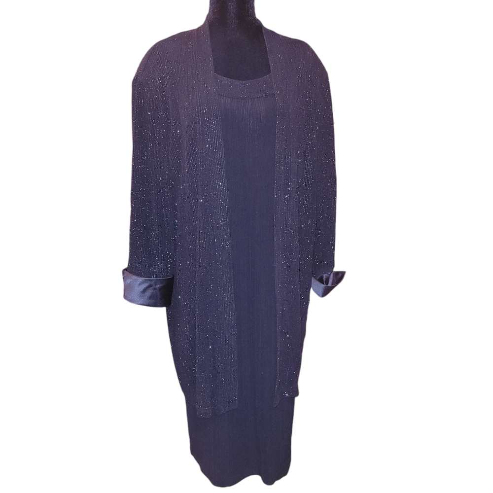 NWT R&M Richards Sparkle Embellished Jacket & Dress Size 18